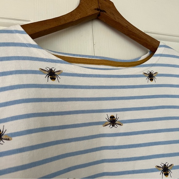 Joules Harbour Bee Print Long Sleeve Tee - Picture 3 of 14